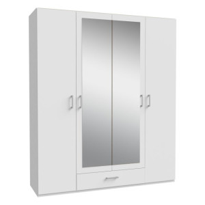 Szafa z lustrem 180 cm Econobox 2 ECBS944 biały