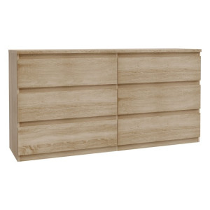 Komoda 150 cm z szufladami Edmore EMOK221 dąb sonoma