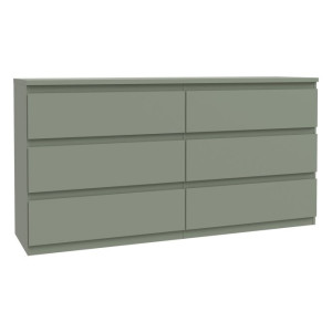 Komoda 150 cm z szufladami Edmore EMOK221 szałwiowa zieleń