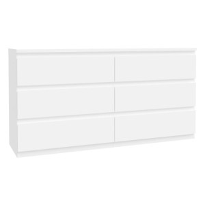 Komoda 150 cm z szufladami Edmore EMOK221 biały