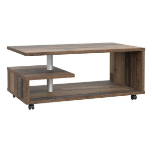 Stolik kawowy na kółkach Bailey BL1T01 old wood vintage
