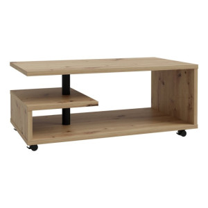 Stolik kawowy na kółkach Bailey BL1T01 dąb artisan