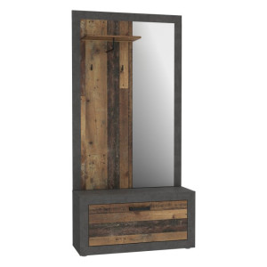 Garderoba do przedpokoju Zumba ZMBD04 old wood vintage