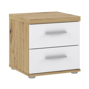 Szafka nocna 40 cm Winnie WNK08 biały/dąb artisan