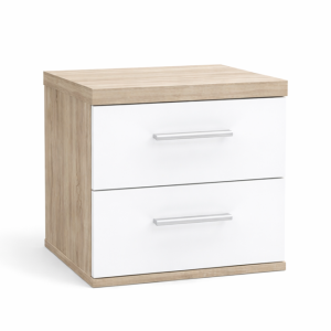 Szafka nocna 40 cm Winnie WNK08 biały/dąb sonoma