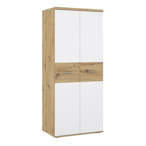 Szafa otwierana 80 cm Winnie WNS92 biały/dąb artisan