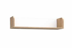 Półka wisząca 80 cm Winnie EMLB08 dąb sonoma/biały