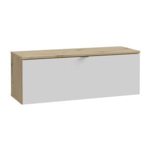 Szafka RTV wisząca 100 cm Libertad LBTT111 dąb artisan/biały