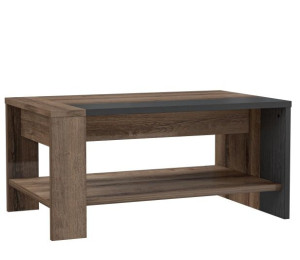 Stolik kawowy 90x55 cm Trass TRAT51 dąb szlachetny/dąb czarny