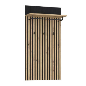 Panel ubraniowy Trondheim TDHD40 dąb artisan/dąb czarny