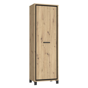 Szafa otwierana 70 cm Trondheim TDHS811 dąb artisan/dąb czarny