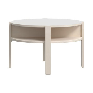 Stolik kawowy okrągły 75x75 cm Breathtaker CFTT5024 piaskowy