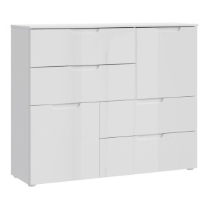 Komoda nowoczesna 115 cm Sapporo SNNK325 biały