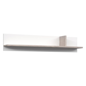 Półka ścienna 160 cm Elara ERXB02 biały/dąb bianco