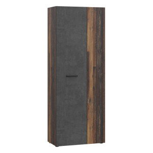 Szafa otwierana 70 cm NET306 MS264 old wood vintage/beton