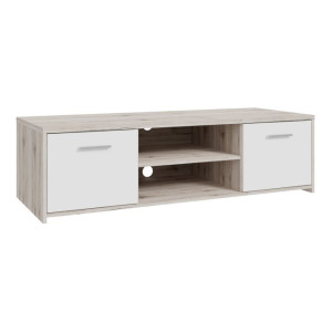 Szafka RTV 140 cm Quadro QDRT13 dąb piaskowy/biały