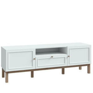 Szafka RTV 160 cm Penkridge PKDT131 secret grey/dąb szlachetny