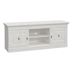 Szafka RTV 160 cm Encanto ENCT233 sosna biała