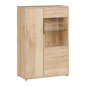 Witryna 90 cm Orkney OKYV321R dąb mauvella