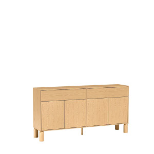 Komoda Sanden SN1 Dąb Bookmatch Jarstol