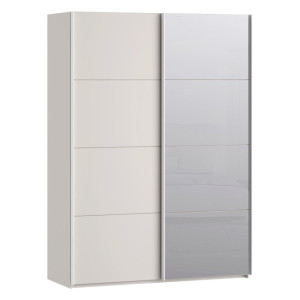 Szafa przesuwna 150 cm z lustrem Sophistispace SSQS72414 piaskowy