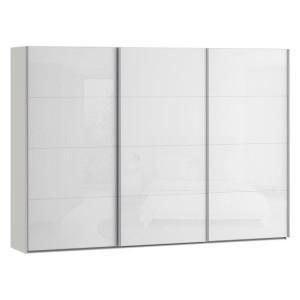 Szafa przesuwna 300 cm Sophistispace SSQS23411 biały połysk