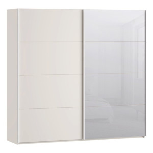 Szafa przesuwna 220 cm z lustrem Sophistispace SSQS92413 piaskowy