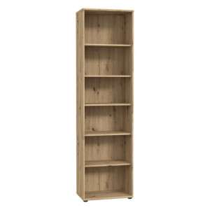 Wysoki regał otwarty 55 cm Archbox T2KR02 dąb artisan