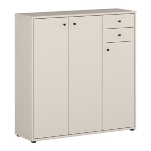 Wysoka komoda 110 cm Archbox T2KK10 piaskowy