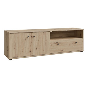 Szafka RTV 140 cm Archbox T2KT131 dąb artisan
