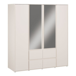 Szafa z lustrem 180 cm Lisson LSQS845M piaskowy