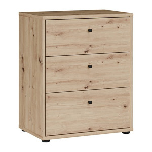 Mała komoda z szufladami Archbox T2KK112 dąb artisan