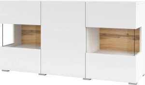 Komoda 3D AVA Typ 25 Biały/Dąb Wotan Helvetia Wieruszów