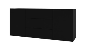Komoda 2D3S AVA Typ 26 Czarny Onyx/Dąb Wotan Helvetia Wieruszów