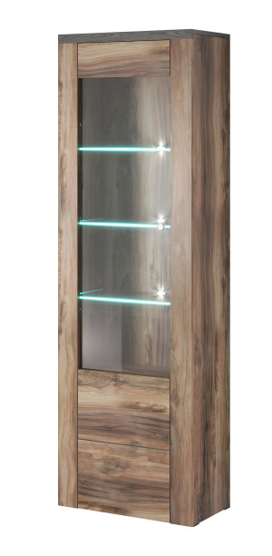 Witryna Larona Typ 05 Satin Nussbaum/Touchwood Helvetia Wieruszów