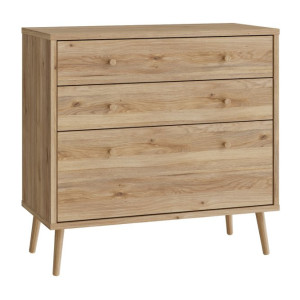 Mała komoda 90 cm Harllson HLTK211EC dąb mauvella