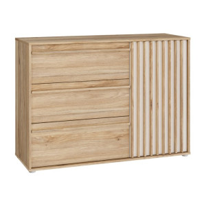 Komoda z szufladami 120 cm Arank AXKK221R dąb mauvella