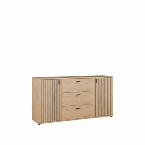 Komoda do salonu 160 cm Verniq VRQK231 dąb dziki naturalny