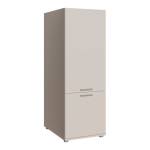 Szafka wysoka z półkami 50 cm Washcab WCVR142 beż piaskowy