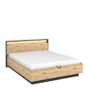 Łóżko z oświetleniem Quant QS-02 (160) Lenart