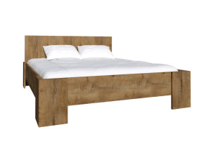 Łóżko 180x200 Montana L2 Gała Meble dąb lefkas