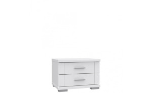 Szafka nocna Snow SNWK02 Meble Forte Kolekcja Snow