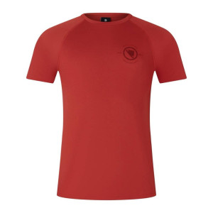 Koszulka Endura Loop S/S Tech Tee Czerwony