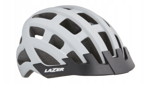 Kask Lazer Comp DLX Biały Mat Uni+Siatka+LED