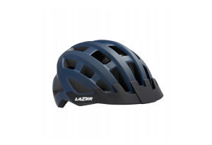 Kask Lazer Comp DLX Granat Uni+Siatka+LED