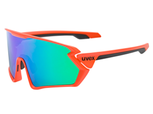 UVEX Okulary Sportstyle 231 orange mat mirror green (cat. 3)