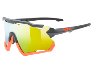 UVEX Okulary Sportstyle 228 grey orange mat mirror (cat. 3)