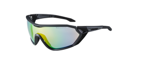 ALPINA OKULARY S-WAY VLM+ kolor COAL MATT BLACK szkło RAINBOW MIRROR S1-4 FOGSTOP HYDROPHOB