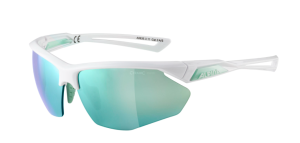 ALPINA OKULARY NYLOS HR kolor WHITE-PISTACHIO szkło EMERALD MIRROR Cat.3