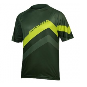 Endura Koszulka SingleTrack Core Print T zielony